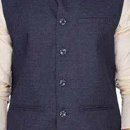 Clothing Street Men's Jute Nehru Jacket/Waist Coat image 4