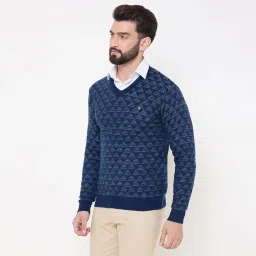 duke Men's Acrylic Blend Casual Pullover Sweater image 2