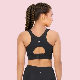 enamor Women's Polyester Wire Free Casual Padded Sports Bra image 4