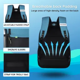 wildhorn 31L Laptop Backpack for Men & Women I Fits upto 15.6" Laptop I Waterproof I Travel/Business/College Bookbags image 4