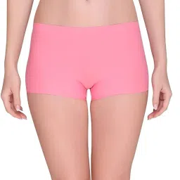 SunFlux®Women's Boyshorts Panties Cotton Boxer Briefs for Ladies | Seamless Smooth Underwear Stretch Boyshorts Panties - Pack of 5 image 2