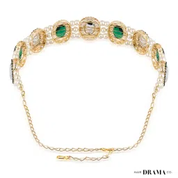 hair drama co. Co. Gold-Plated Hair Band, Easy to Wear, Super Soft, Trendy and Stretchy Hairband For Girls/Women image 5