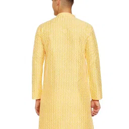 be active Men's Pure Cotton Lucknowi Kurta image 1