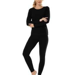 mancyfit Thermal Underwear for Women Long Johns Set Fleece Lined Ultra Soft image 4