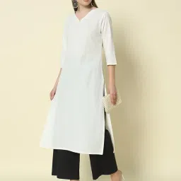 fiorra Women's Cotton Solid Palazzo image 5