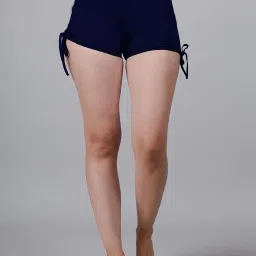 megaska High Waisted Adjustable Side Ties Swimsuit Bottom Tummy Control Bathing Swim Shorts for Women image 2