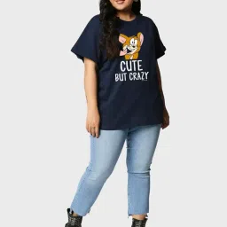 bewakoof Women's Graphic Loose Fit T-Shirt image 2