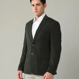 arrow Men's Zero Calorie Slim Fit Dobby Blazer image 2