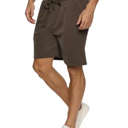 quality merchandise from the far eastern The Far Eastern Men’s Cotton Jacquard Shorts | Regular Fit Solid Shorts with Pockets & Drawstring | Super Combed Pure Cotton Home & Lounge Wear for Hot Weather image 1