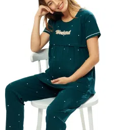 lotik Women's Cotton Night Suit Set image 4