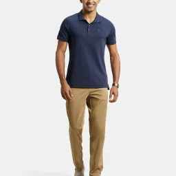 jockey IM26 Men's Super Combed Cotton Rich Elastane Stretch Woven Fabric Mid Rise Slim Fit All Day Pants with Side Pockets image 3