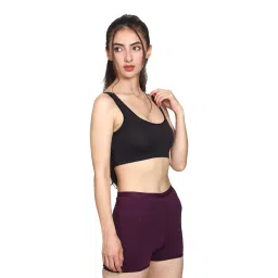 zuvairiya store Women Cotton Medium Impact Sports Bra for Women | Daily Use | Non-Wired | Non-Padded | Seamless Bra | Full Coverage | Suitable for Gym,Yoga,Workout(Pack of 3) image 2