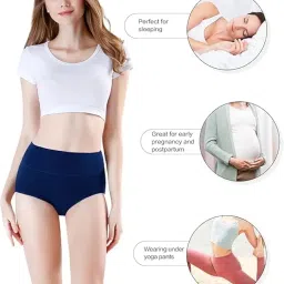 think tech Hipster Seamless Panties for Women High Waist Cotton Panties (Pack of 4 High Waist Img 1 to 17) image 4