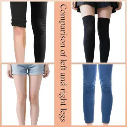 blixar Silicone Calf Shaping Pads for Women, Invisible Leg Shapers for Crooked or Slim Legs, Muscle Shaping Pads, Reusable Soft Gel Calf Corrector, 1 Pair image 3