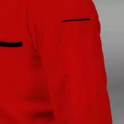 unisim Red Chef Coat For Men image 2