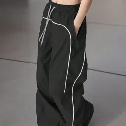 dpl groups Athletic Track Pants with New Piping Style, Elastic Drawstring Waist, Loose Fit buggi Trouser image 5