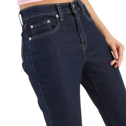 levi's Women's 711 Skinny Mid Rise Blue Jeans image 4