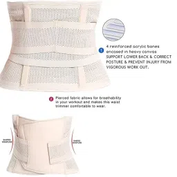 plumbury Women's Postpartum Post Pregnancy Recovery Tummy Control Shapewear Belt, One Size (Fits Upto Size 36") image 5