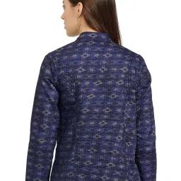 biba Women Art Silk Straight Printed Jacket image 1