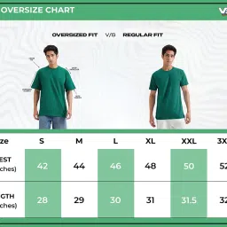 veirdo Pure Cotton Green, Royal Blue, Red, Navy Blue & Swan White Oversized Fit Originals Typographic Printed Half Sleeve T-Shirt for Men & Boys (Available in Sizes S to 2XL) image 1