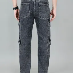 london hills Cargo Pants for Men Casual Jeans Eight Pockets | Relaxed Fit Comfort Jean for Men image 2