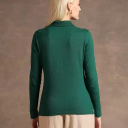 u.s. polo assn. Women's Polyester Solid Regular Fit T-Shirt image 5