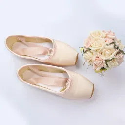 enakshi (label) Women Girl Ballet Dance Shoes Satin Pointe Suede Sole Yoga Shoe Dancewear 40|Clothing, Shoes & Accessories | Dancewear | Dance Shoes | Ballet image 3