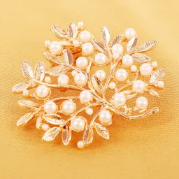 touchstone Indian Bollywood Intricately Designed Beautiful Designer Jewelry Brooch for Women. image 3