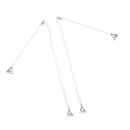 tie n buckle Decorative Adjustable Bra Straps 1 Pair of Single Row Crystal Bra Underwear Shoulder Straps Dress Straps for Strapless Dress, white Pearl image 3