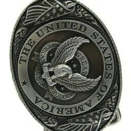merishopp The United Sattion Of America Eagle Cowboy Western Belt Buckle Men'S Gift image 2