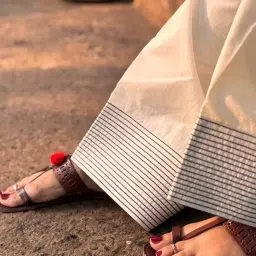 rangyaatra Women’s Cotton Farshi Salwar with Black Thread Work | Ethnic Flared Salwar Pant | Traditional Bottom Wear for Kurtis & Tunics | image 1