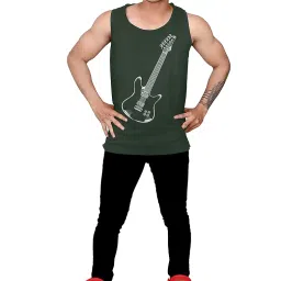 thalasi Men’s 100% Pure Cotton with Designer Basic Printed Vest - Modern Fit Tanktop image 3