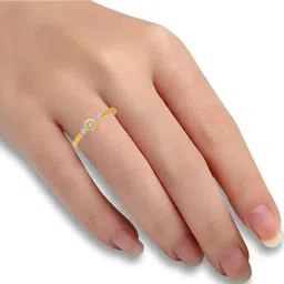 p.c. chandra jewellers 18k (750) Yellow Gold and Diamond Ring for Women image 1