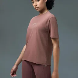 technosport Women's Relaxed Fit Solid T-Shirt for Sports, Gym and Running image 5