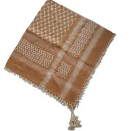 I H Fashion Arabic Arafat Keffiyeh Scarf for Men & Women | Stylish Square Shawl/Stole | Head Wrap & Face Cover Scarves image 1