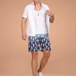 bullmer Trendy Co-Ord Set for Men | T-Shirt and Shorts Set image 4