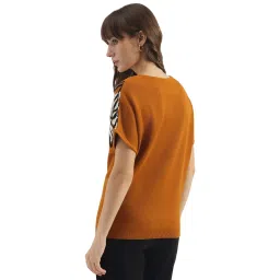 united colors of benetton Round Neck Floral Print Sweater image 2