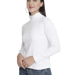 nuevosdamas Women Cotton Turtle neck Sweater image 3