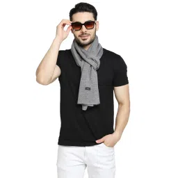 spykar Grey Cotton Muffler image 3