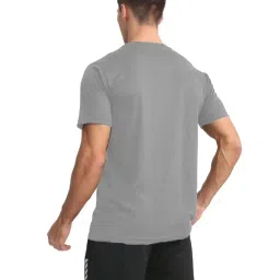 leotude Men's Regular Fit Half Sleeve Round Neck Dri-Fit Tshirt (Color Black) image 4