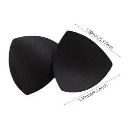styleheaven 3 Pairs Removable Sports Bra Pads Inserts Sewn Sides for B/C Cups Breathable Black|Clothing Shoes & Accessories|Womens Clothing|Intimates & Sleep|Breast Forms Enhancers image 4