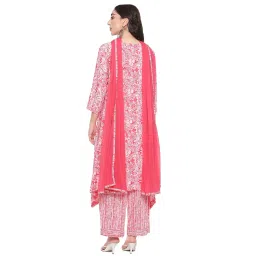 biba Women Rayon Straight Suit Set image 3