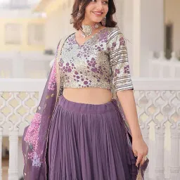 fashion basket Georgette Stiched Lehenga Set for Women image 2