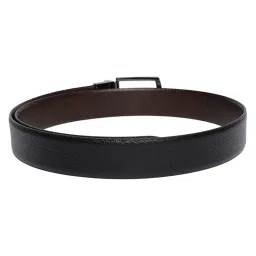 cantabil Men Formal Black/Brown Reversible Leather Belt image 1