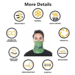 vancrown Headwear Wide Headbands Scarf Head Wrap Mask Neck Warmer (6PC.Bohemia Series) image 4