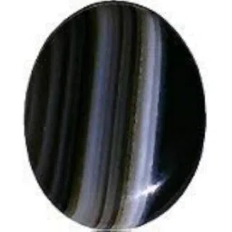 anuj sales 12.25 Ratti 11.25 Carat Black Sulemani Hakik Silver Plated Pendant AAA+ Quality Natural Sulemani Hakik/Hakeek Loose Gemstone for Women's and Men's image 3