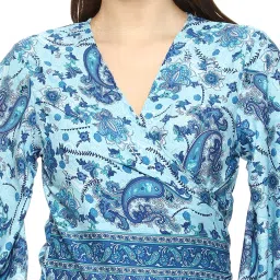 ke kanhaexports KE Kanha Exports top for Women Stylish Western | wrap Tops for Woman | Perfect on Jeans Tops for Woman | Summer top | Beach Outfits Dress for Women Stylish image 2