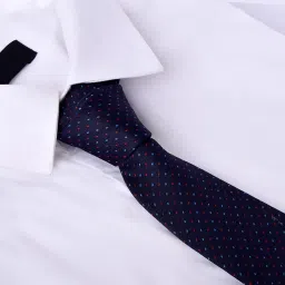 neuroclub Tie for Men Polka Dot Micro Silk Necktie Formal | Casual Necktie For Men image 1