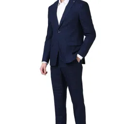 peter england Men's Polyester Blend Two Piece Suit-Dress Set image 1