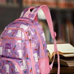 tinytot School Bag for Girl - 26Litre, 18 Inches, Durable & Sleek Waterproof Tuition Bag for Girls, School Backpack, Picnic & Travel Bag, College Bag for Girls image 5
